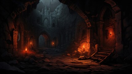 Underground Dungeons Game Art