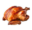Tasty Delicious roasted whole Chicken on transparent background Remove png created with Generative AI, Clipping Path.