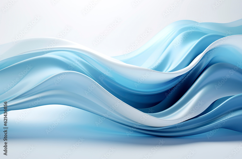 abstract blue wave background Stock Illustration | Adobe Stock