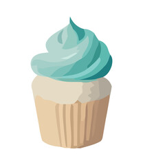 Sticker - Sweet cupcake with icing