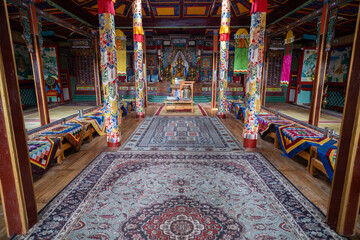 Wall Mural - The Ariyabal Meditation Temple in Gorkhi-Terelj National Park, Mongolia