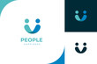 © Agung - abstract people community logo. design with smile happiness icon symbol. creative Logo Design Template Element for partnership logo icon design