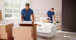 © Andrey Popov - Packers And Movers At Home