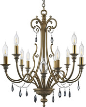 Classic Gold Chandelier Line Icon