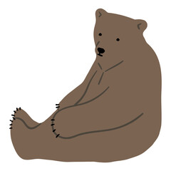 Wall Mural - Grizzly Bear Single 24 PNG