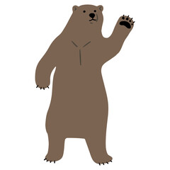 Wall Mural - Grizzly Bear Single 5 PNG