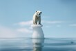 nature bear wildlife polar bear arctic conservation ice animal wilderness cold endangered preservation ecology winter snow climate change environment change warming global warming generative ai
