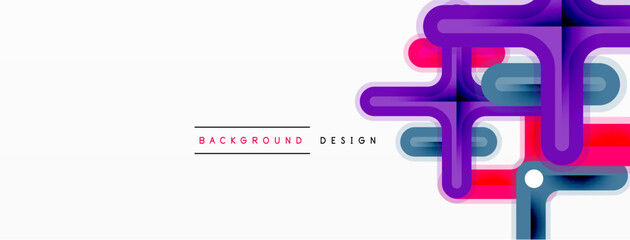 Cross line background minimal geometric template. Design for wallpaper, banner, background, landing page, wall art, invitation, prints, posters