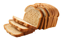 Sliced Bread. Transparent Background