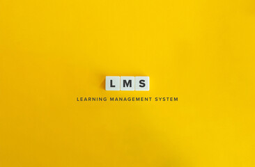 Learning Management System (LMS) Acronym and Business Concept.