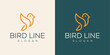 monoline bird logo design inspirations