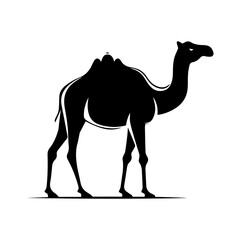 Wall Mural - camel silhouette illustration 