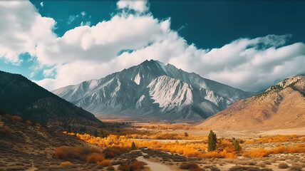 Wall Mural - Beautiful shot of the high rock formations and cliffs near the sea. Generative ai