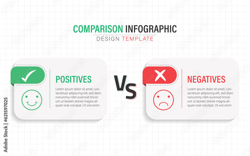 Comparison Infographic Design Template, business presentation concept ...