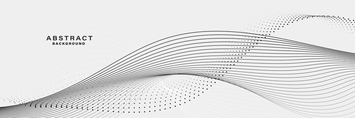 white abstract background with flowing lines wave. vector illustration.