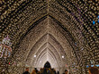 A light tunnel on Christmas markets in Oslo, Norway