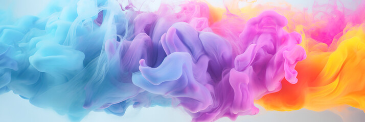 Wall Mural - colorful banner background gradient pastel color palette, banner, presentation template, wallpaper, 