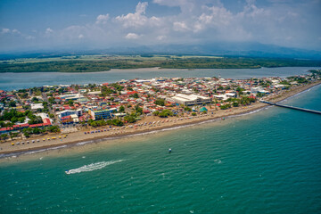 Wall Mural - Aerial View of Puntarenas, Costa Rica