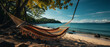 Inseltraum: Entspannung in der Hängematte am paradiesischen Strand