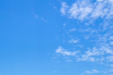 Wall Mural - blue sky and white clouds or cloudscape.