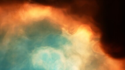 Wall Mural - space background with realistic nebula and shining stars. colorful cosmos with stardust and milky wa