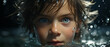 Magisches Unterwasserporträt: Kind in einer anderen Welt