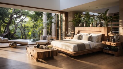 Poster - modern living room. Villa in Bali, Villa in Hawaii, Villa in Thailand