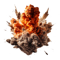 Wall Mural - Explosion of a warhead.Generated with AI