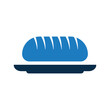 Bread, comestible, eatable icon, Editable vector logo.