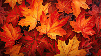 color maple leaf red autumn tree copy space