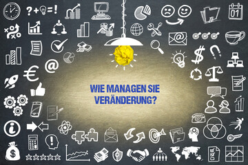 Poster - Wie managen Sie Veränderung?	