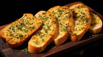 Wall Mural - garlic bread