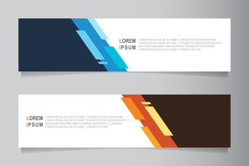 Wall Mural - vector abstract banner design web template, banner header