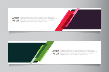 Wall Mural - vector abstract banner design web template, banner header