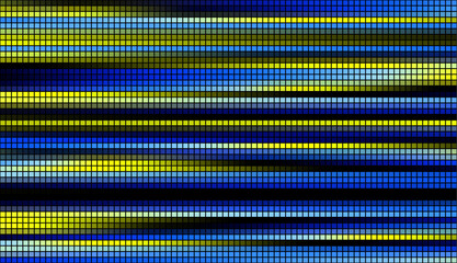 Leinwandbilder - Abstract spectrum colorful mosaic with gradient lines.