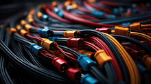 Colorful Wire Harness And Plastic Connectors For Vehicles, Automotive Industry And Manufacturing