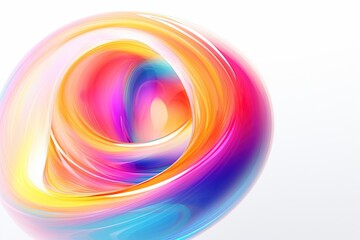 Wall Mural - abstract futuristic background with pink blue glowing neon moving high speed wave lines and bokeh li