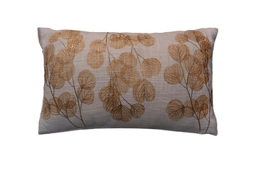 Sticker - Decorative pillow with floral pattern