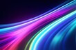 © AKKA - abstract futuristic background with pink blue glowing neon moving high speed wave lines and bokeh lights. Data transfer concept Fantastic wallpaper