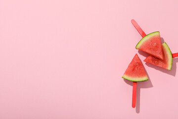 Wall Mural - Concept of fresh and juicy food - Watermelon