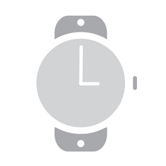 Wall Mural - Clock Icon Silhouette