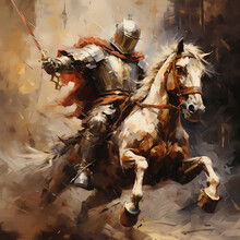 Knight On Horse