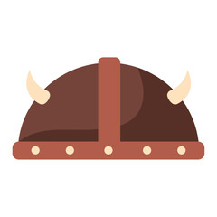 Sticker - Isolated colored viking helmet icon Vector