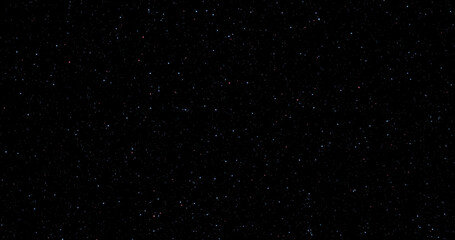 flying through realistic starfield from outer space with star motion, twinkling or blinking stars, a