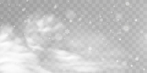 vector texture cold winter wind. on a transparent background. christmas cold snow effect.