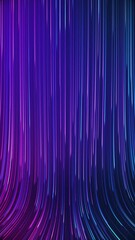 Poster - Vertical Abstract Modern Curved Blue and Magenta Light Steak Background Loop