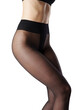 © fotofabrika - Legs of a woman in black capron tights on white background