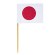 isolated minature flag, country japan