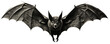 Leinwandbild Motiv Bat in flight. Wing flap. Isolated transparent background. Generative Ai