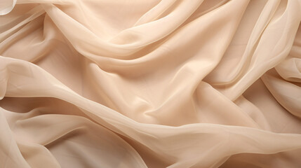 Floating beige fabric
